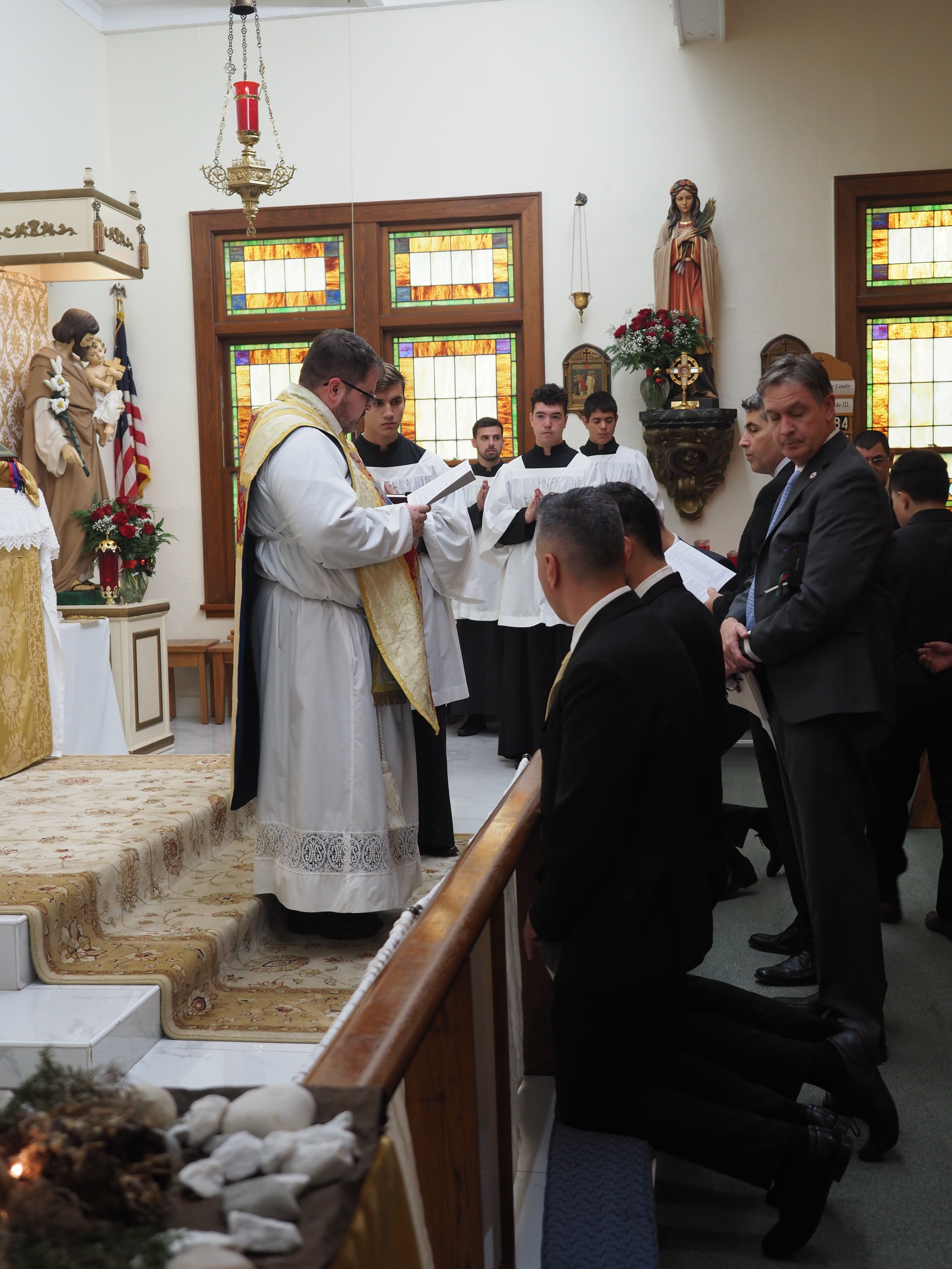 Feast of The Holy Family and Induction to Holy Name Society 17