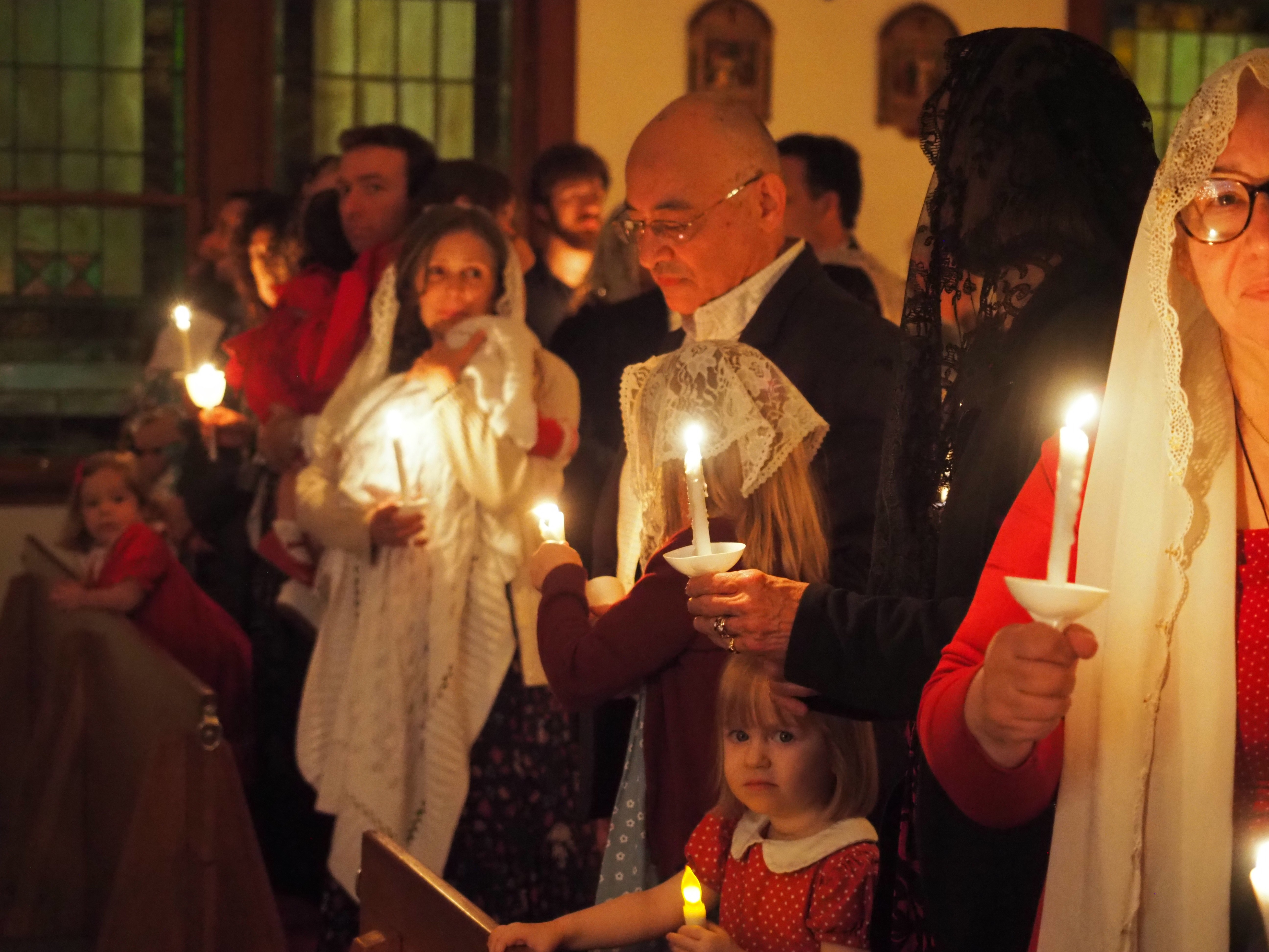 Christmas Midnight Mass and First Communion 2