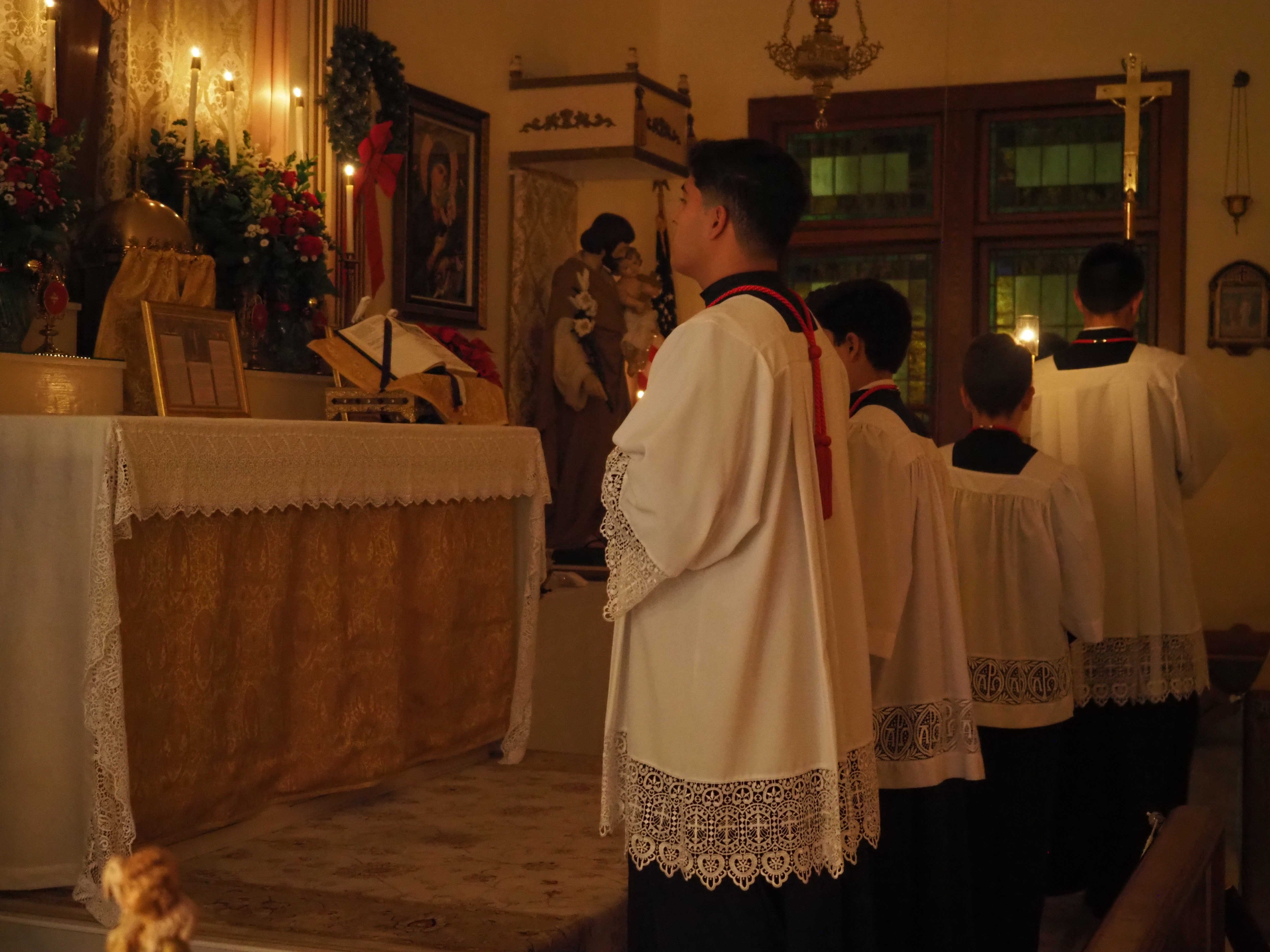 Christmas Midnight Mass and First Communion 3