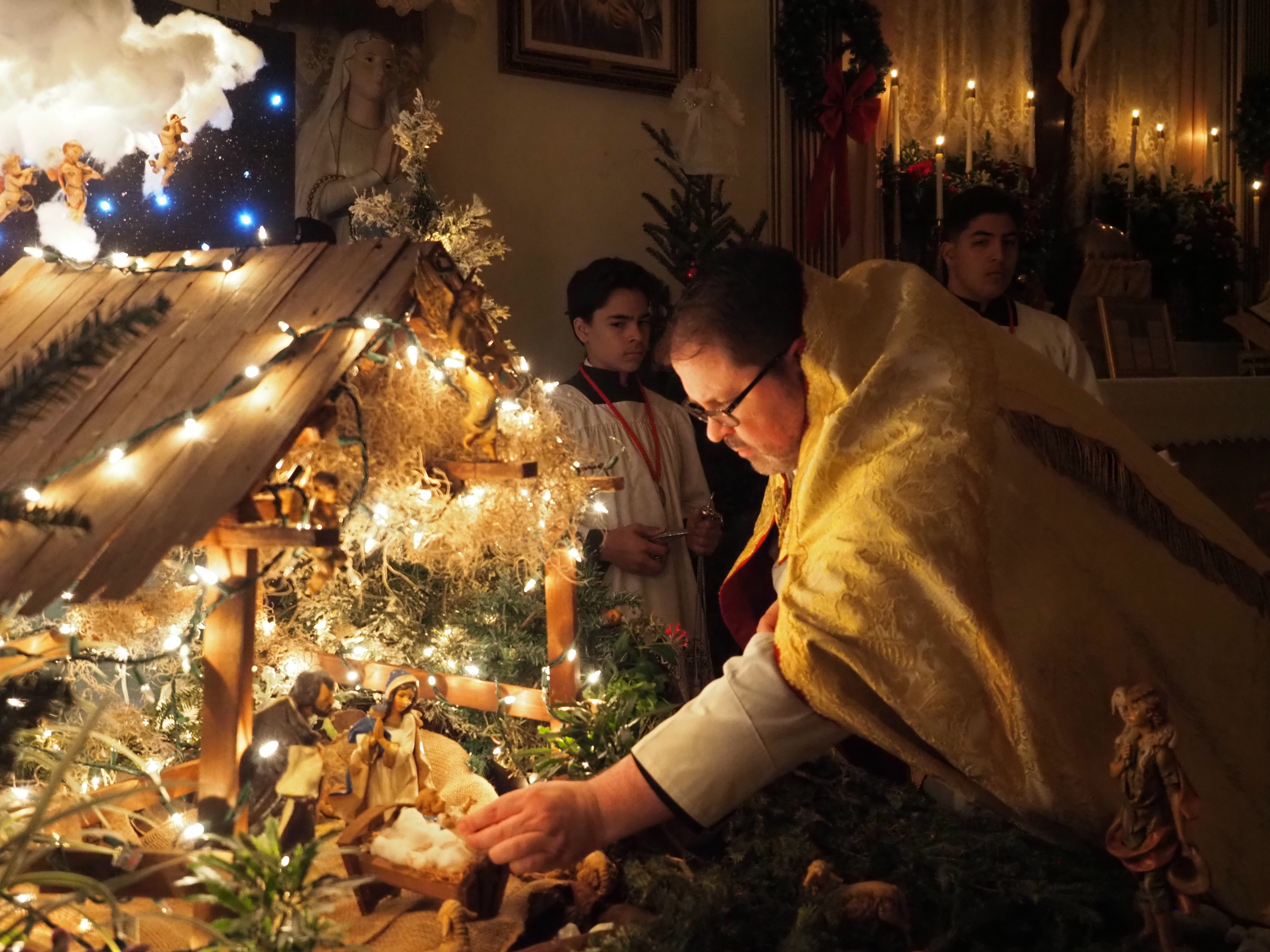 Christmas Midnight Mass and First Communion 5