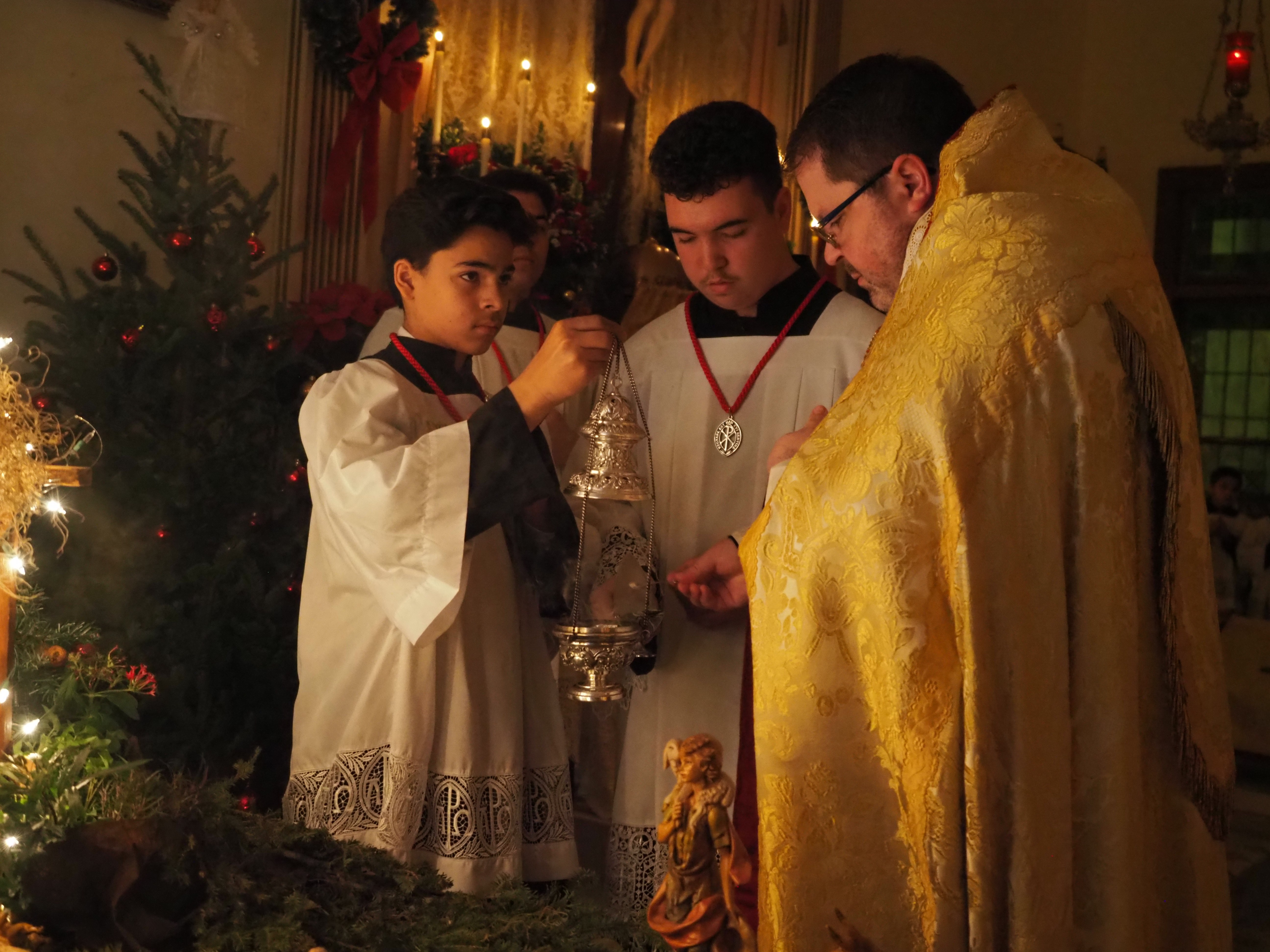 Christmas Midnight Mass and First Communion 6