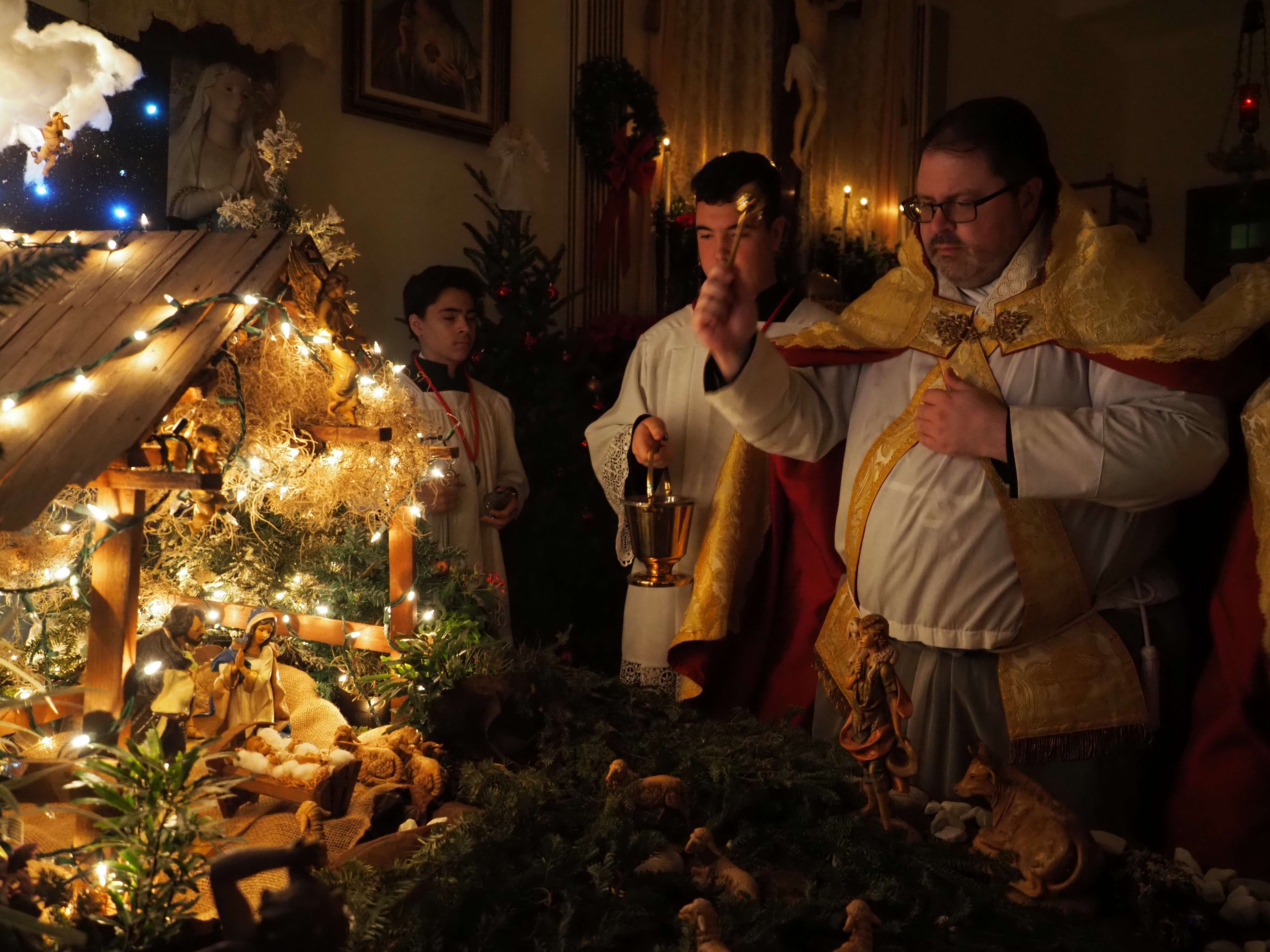 Christmas Midnight Mass and First Communion 8