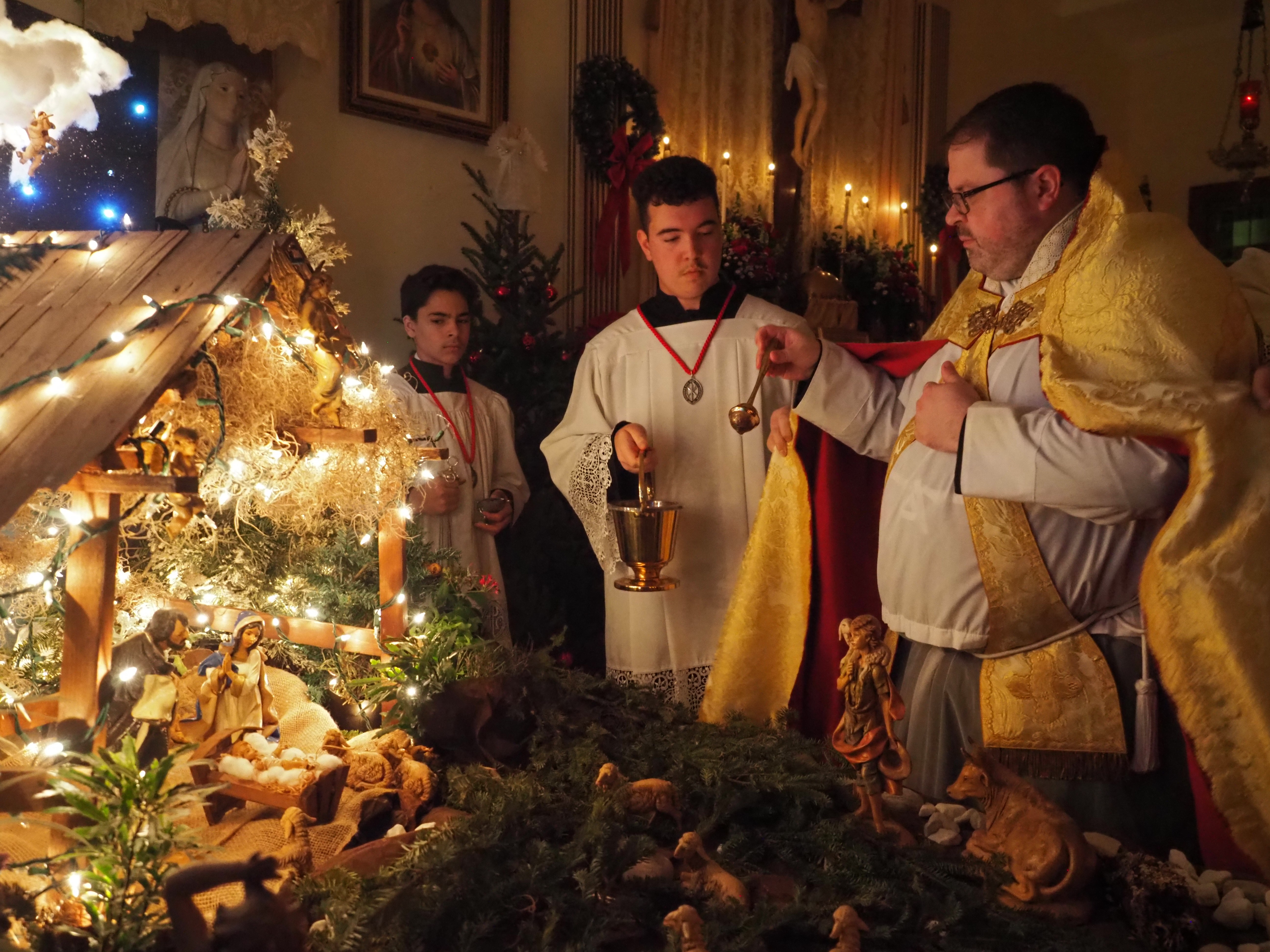 Christmas Midnight Mass and First Communion 9