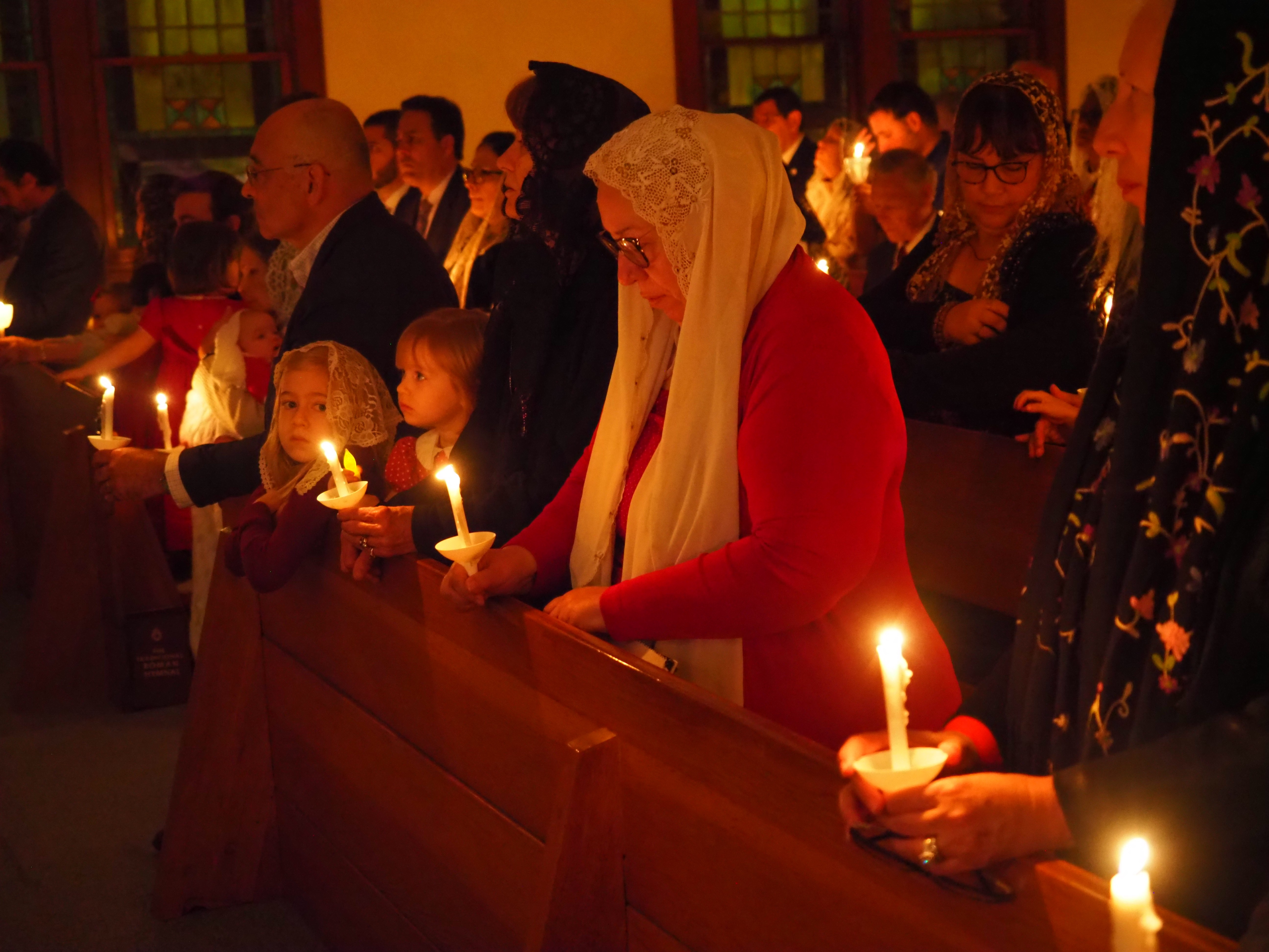 Christmas Midnight Mass and First Communion 14