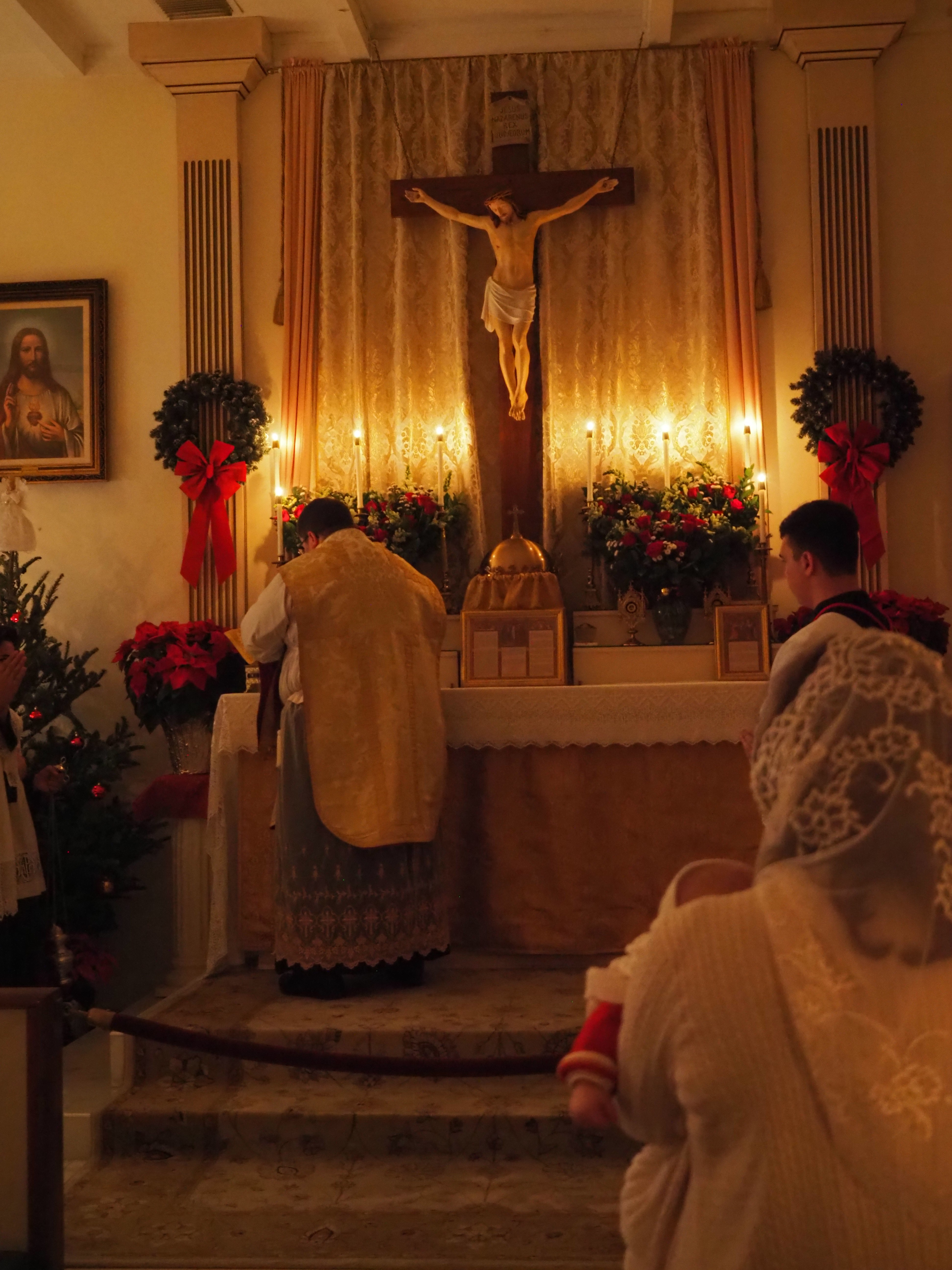 Christmas Midnight Mass and First Communion 18