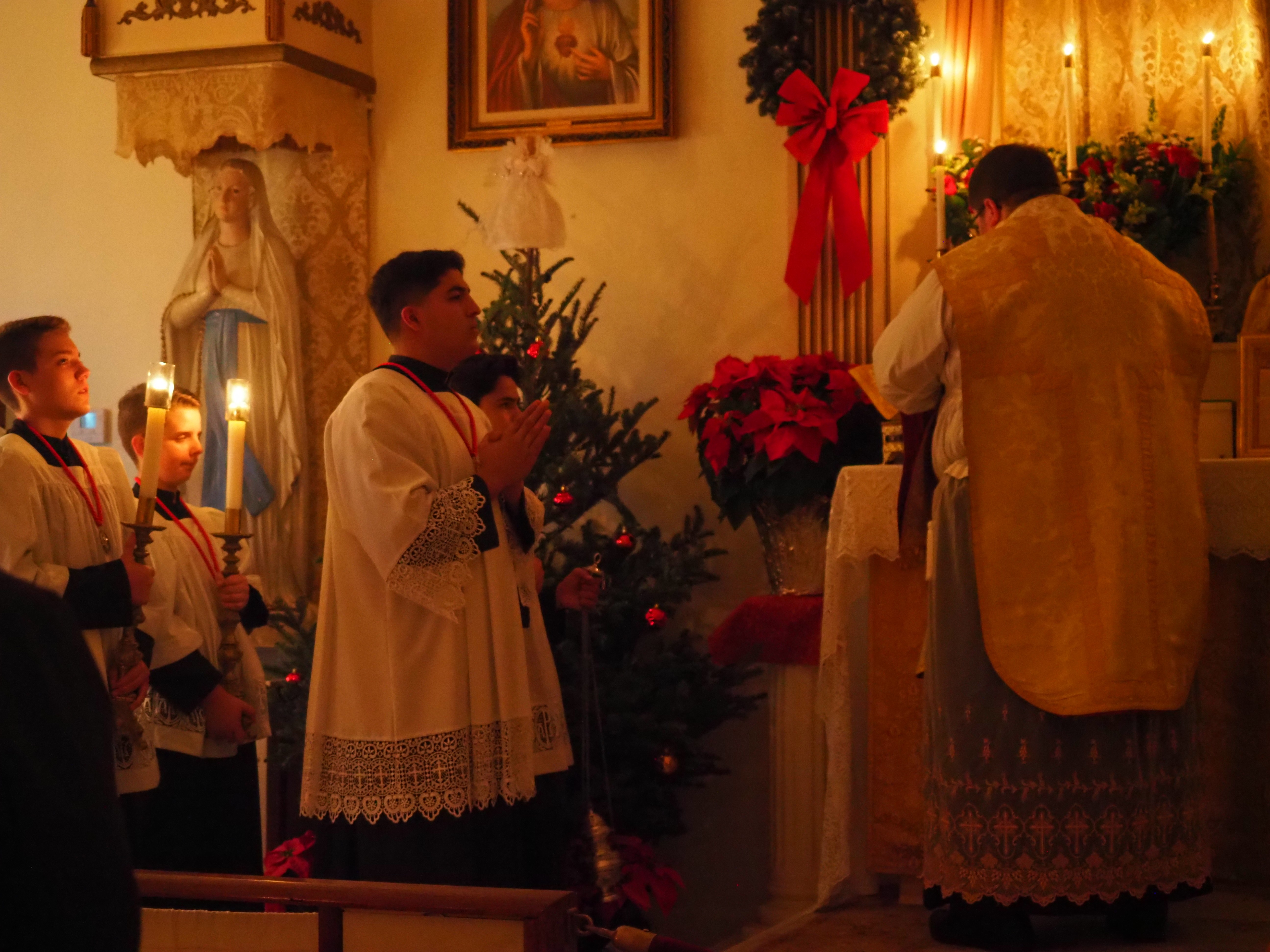 Christmas Midnight Mass and First Communion 19