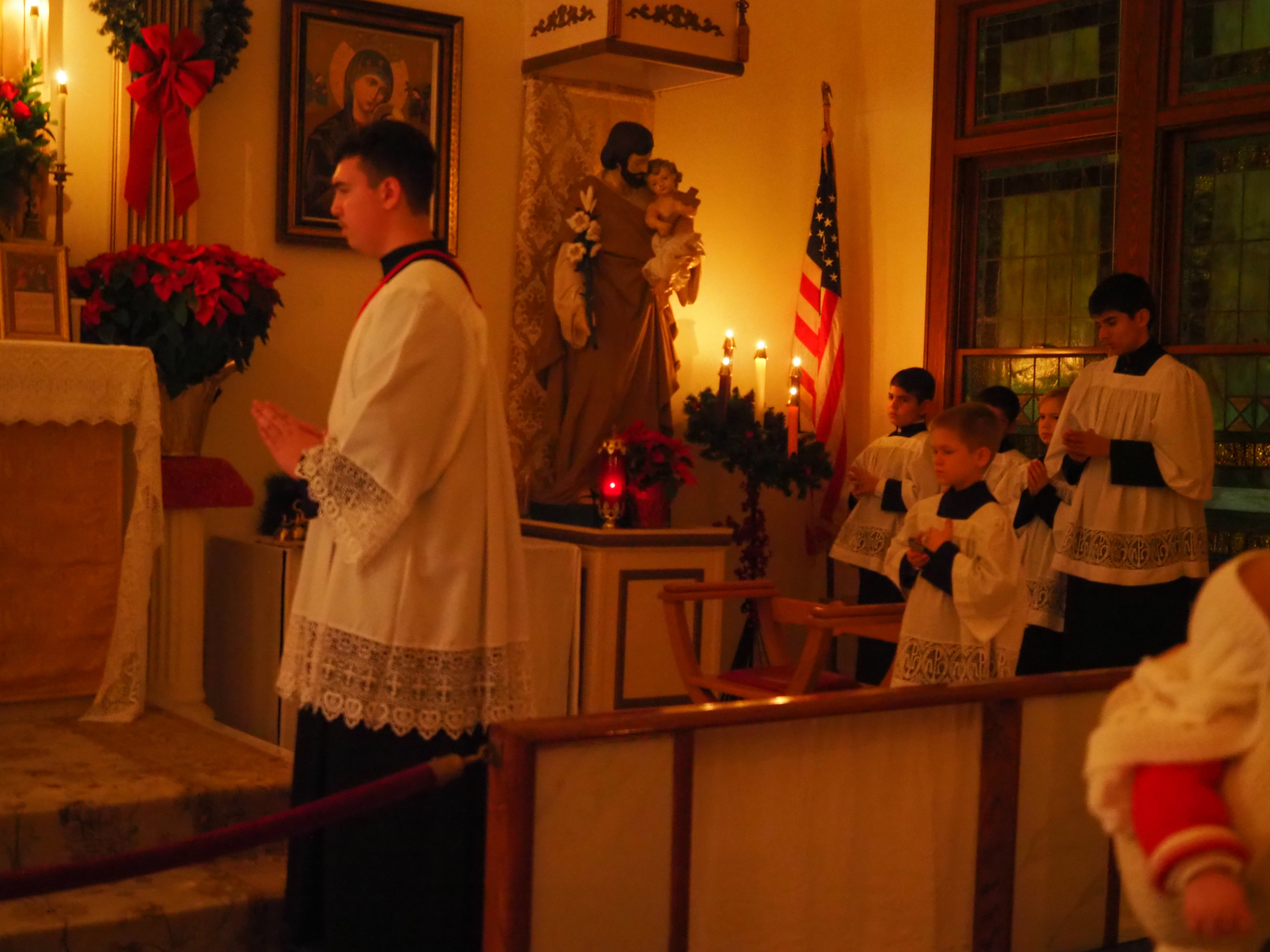 Christmas Midnight Mass and First Communion 20
