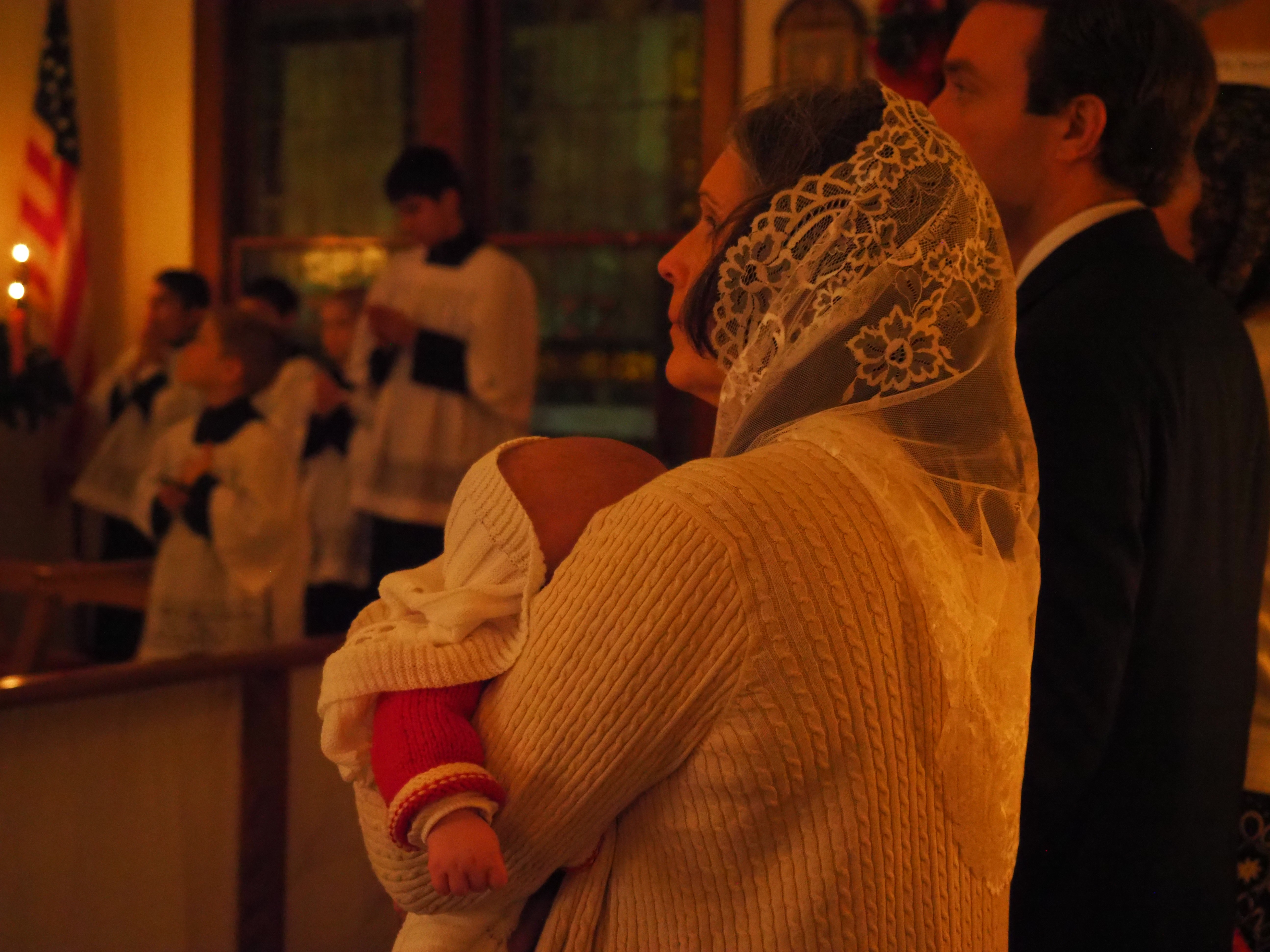 Christmas Midnight Mass and First Communion 22