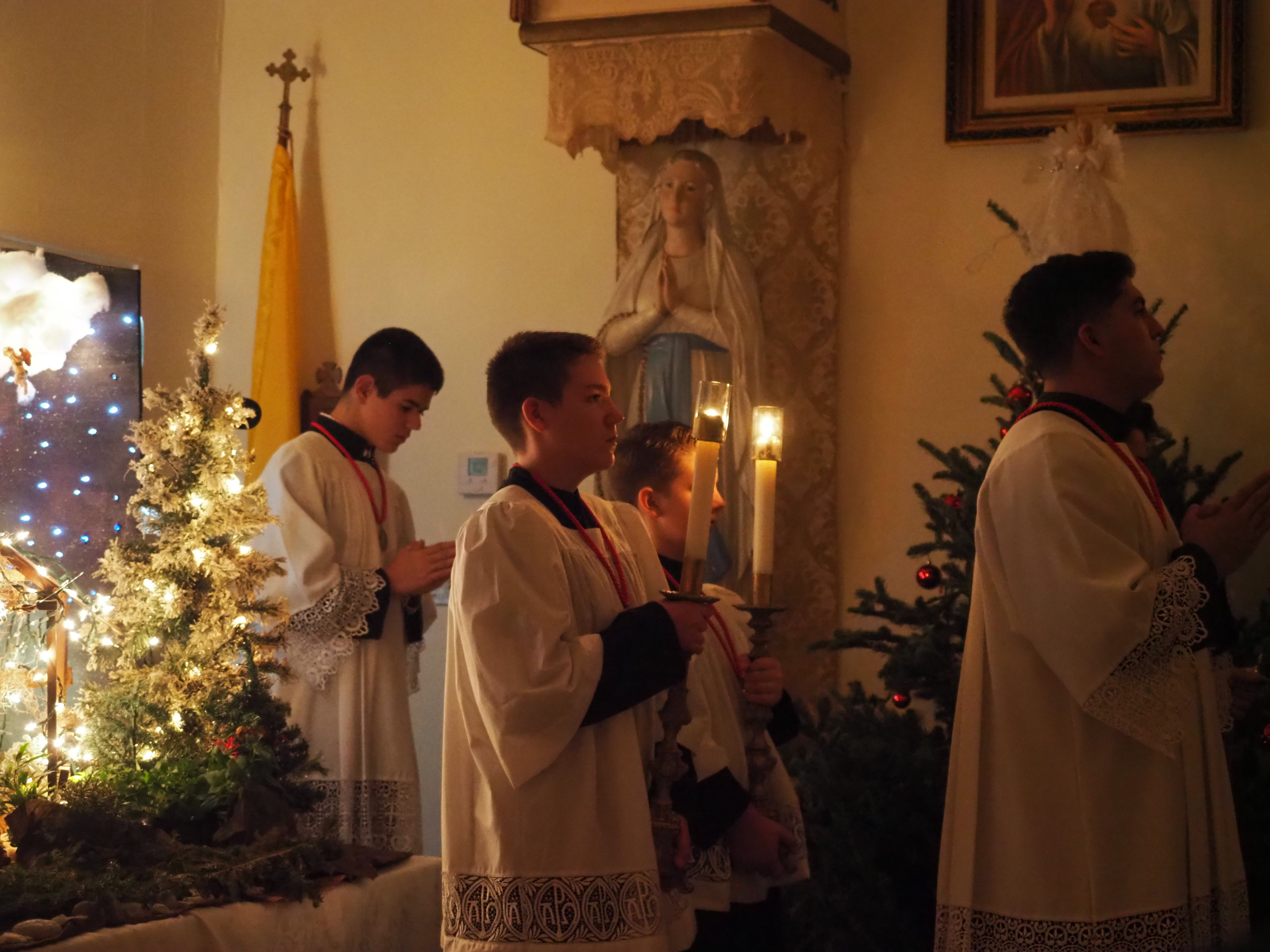 Christmas Midnight Mass and First Communion 23