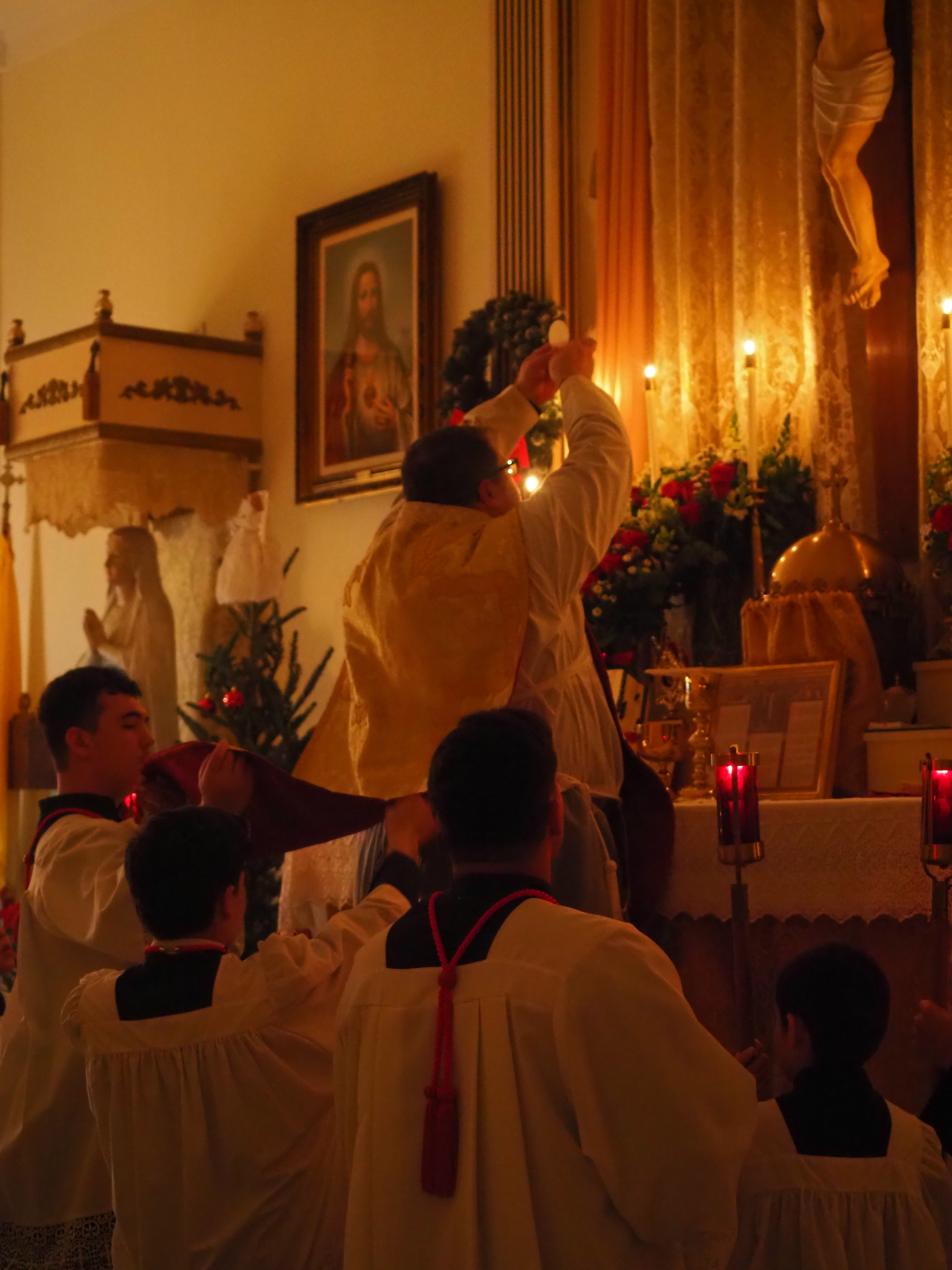Christmas Midnight Mass and First Communion 26