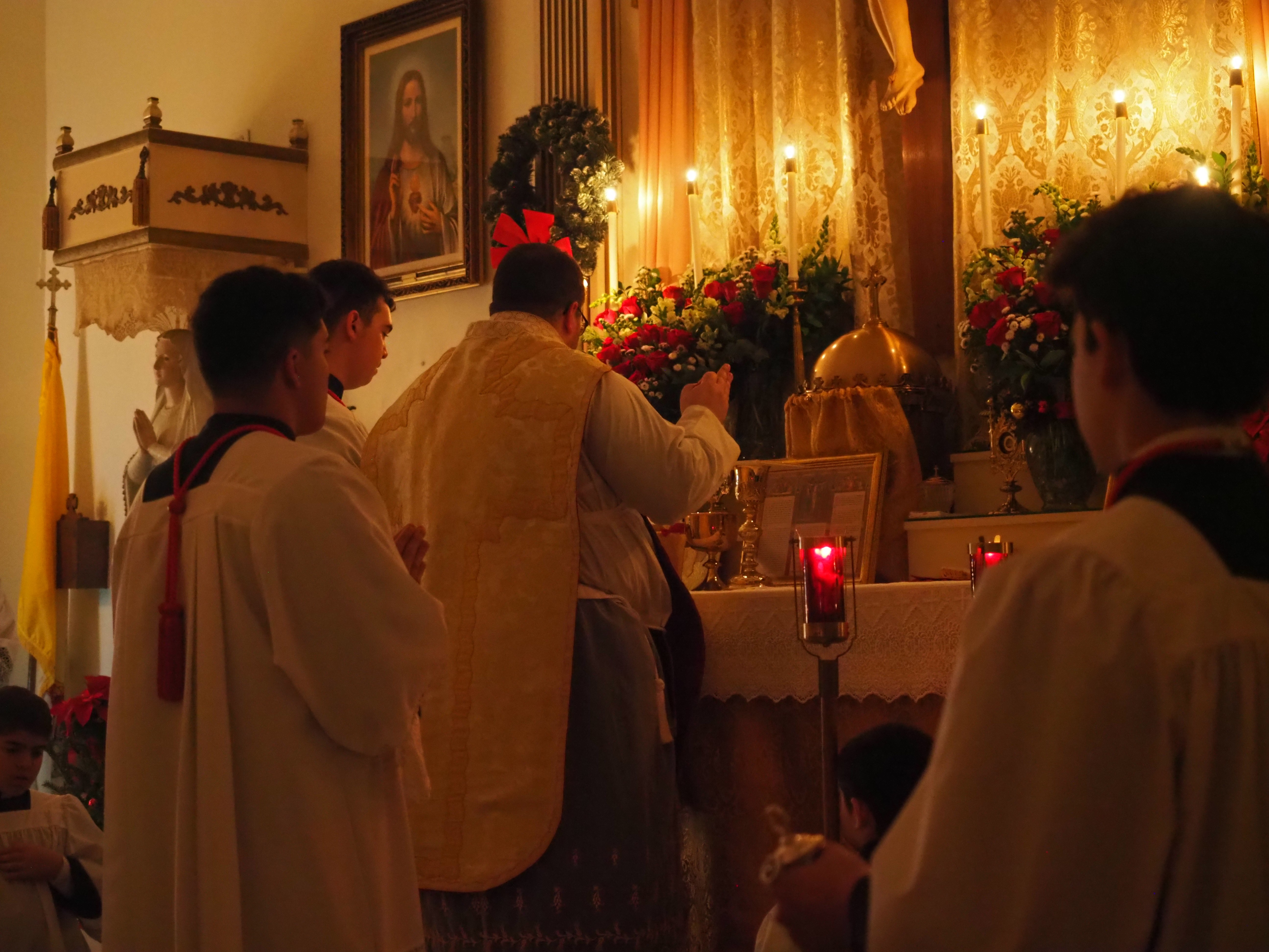 Christmas Midnight Mass and First Communion 27