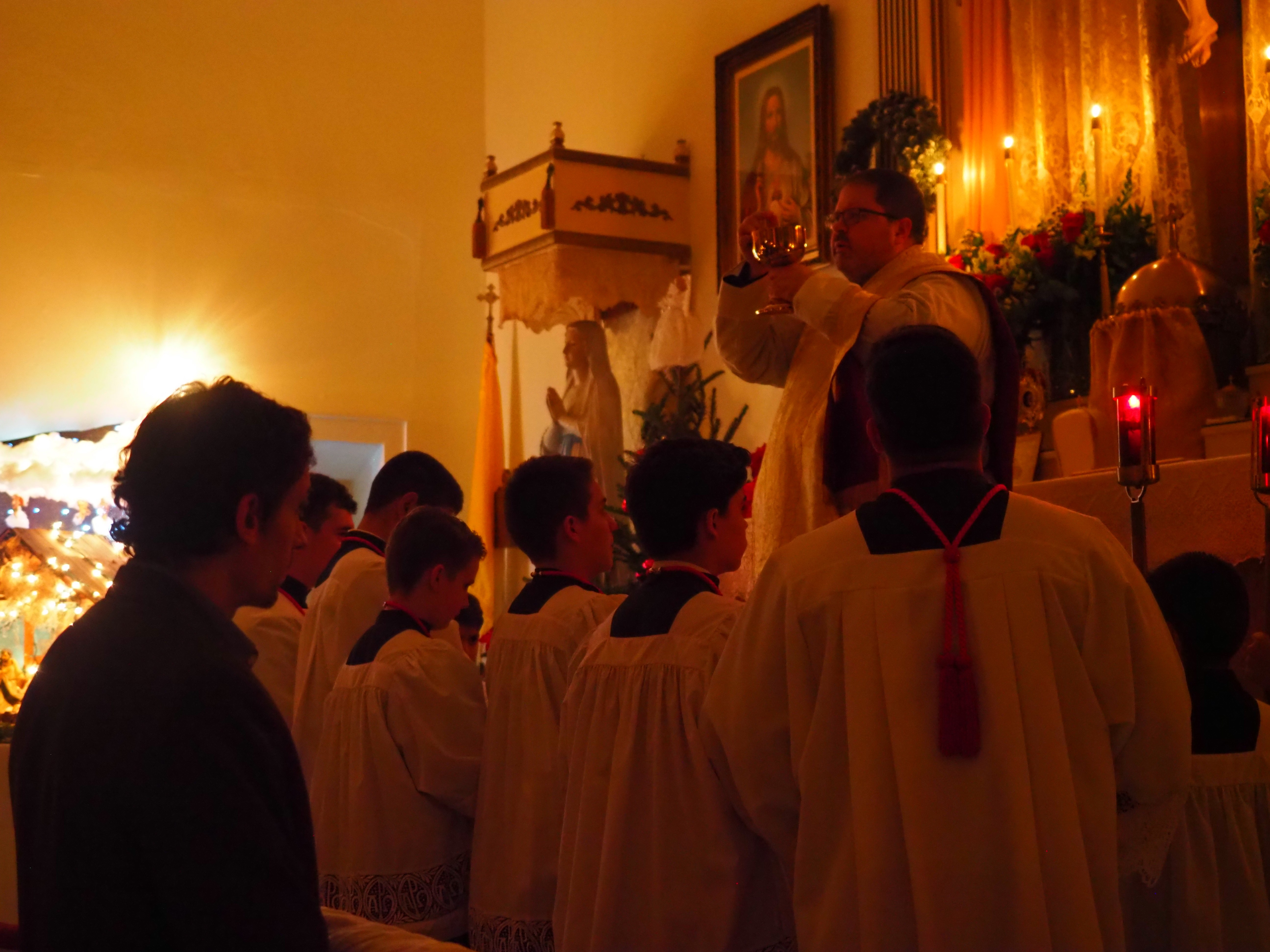Christmas Midnight Mass and First Communion 32