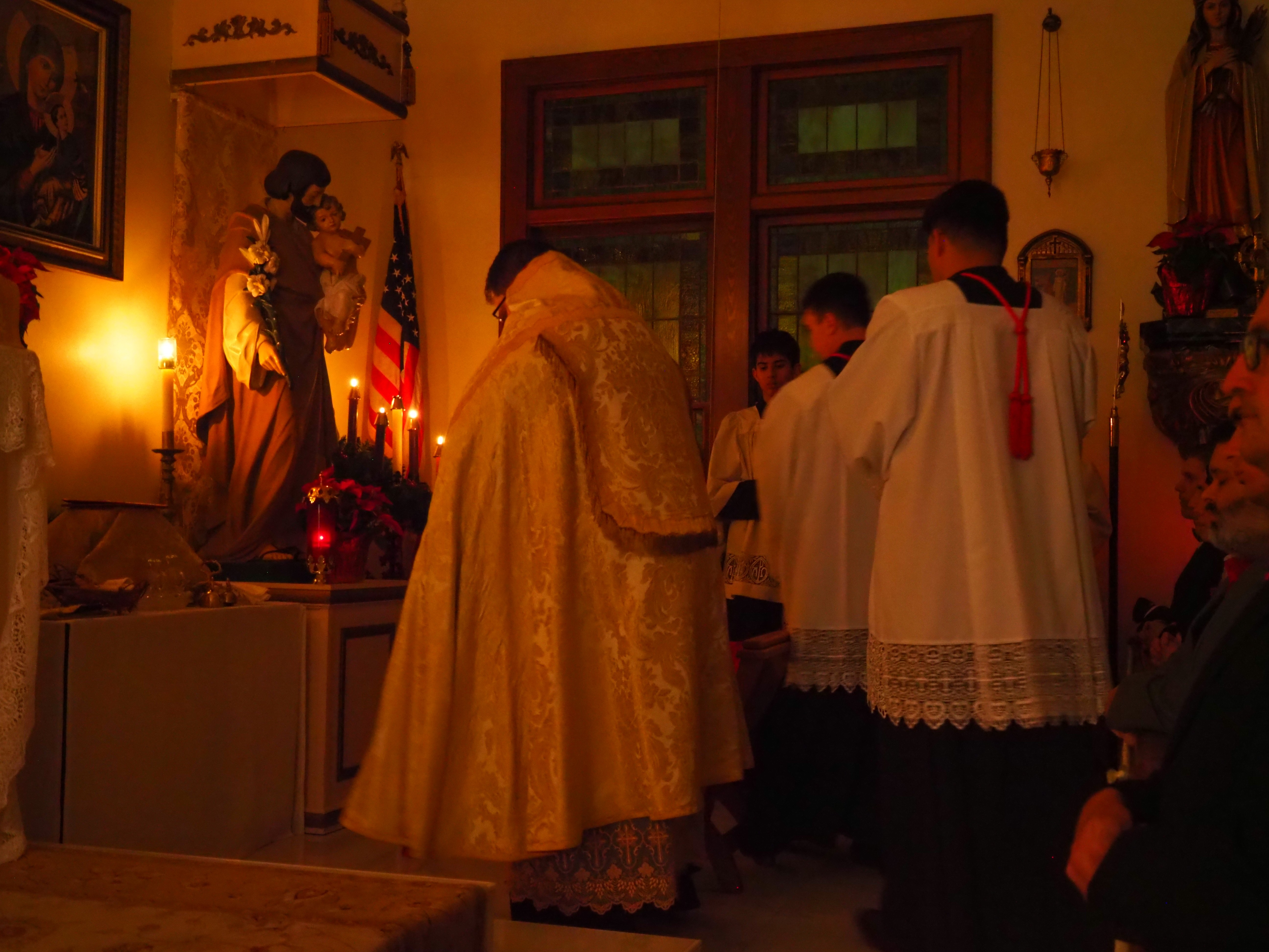 Christmas Midnight Mass and First Communion 35