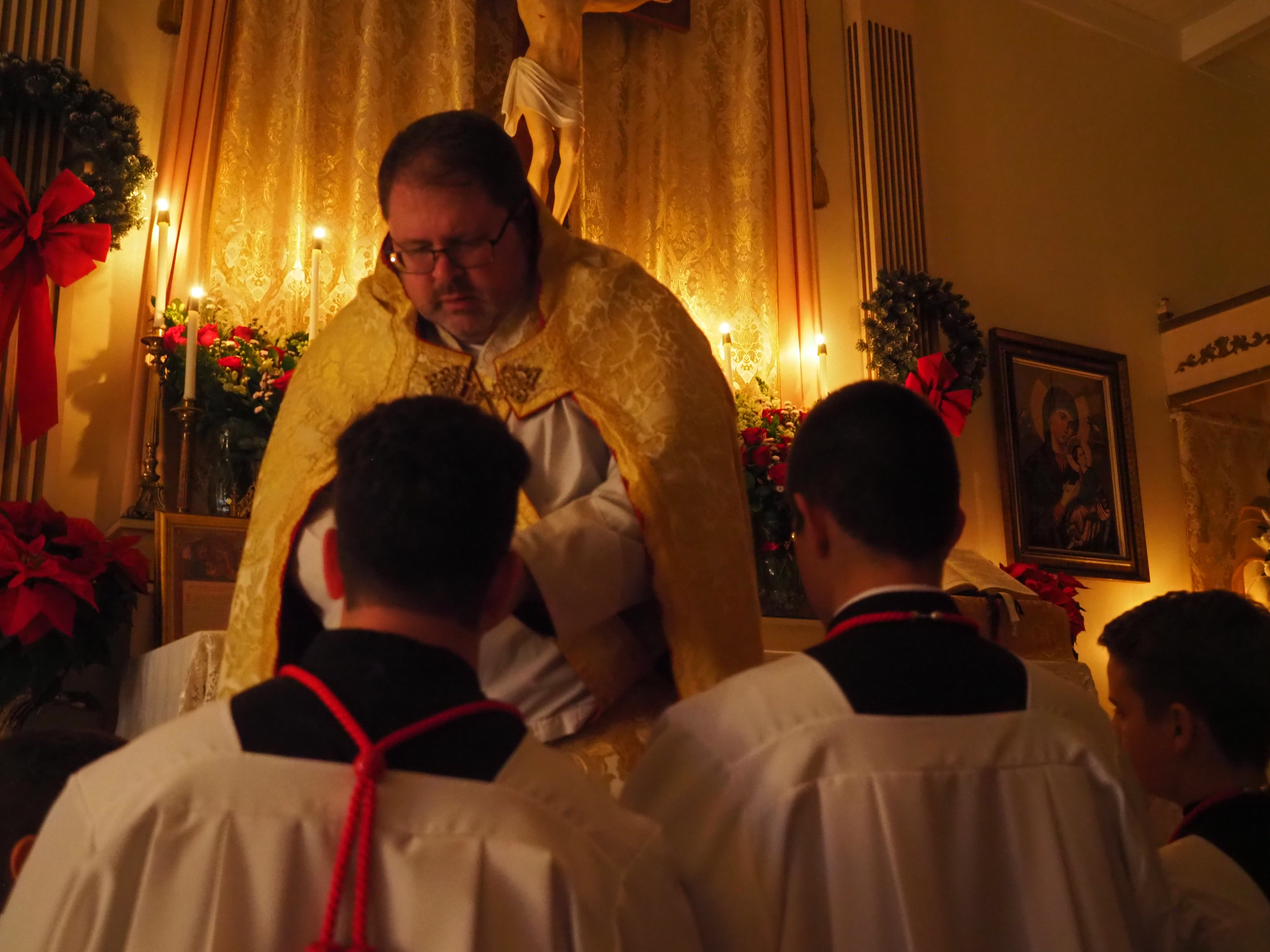 Christmas Midnight Mass and First Communion 37