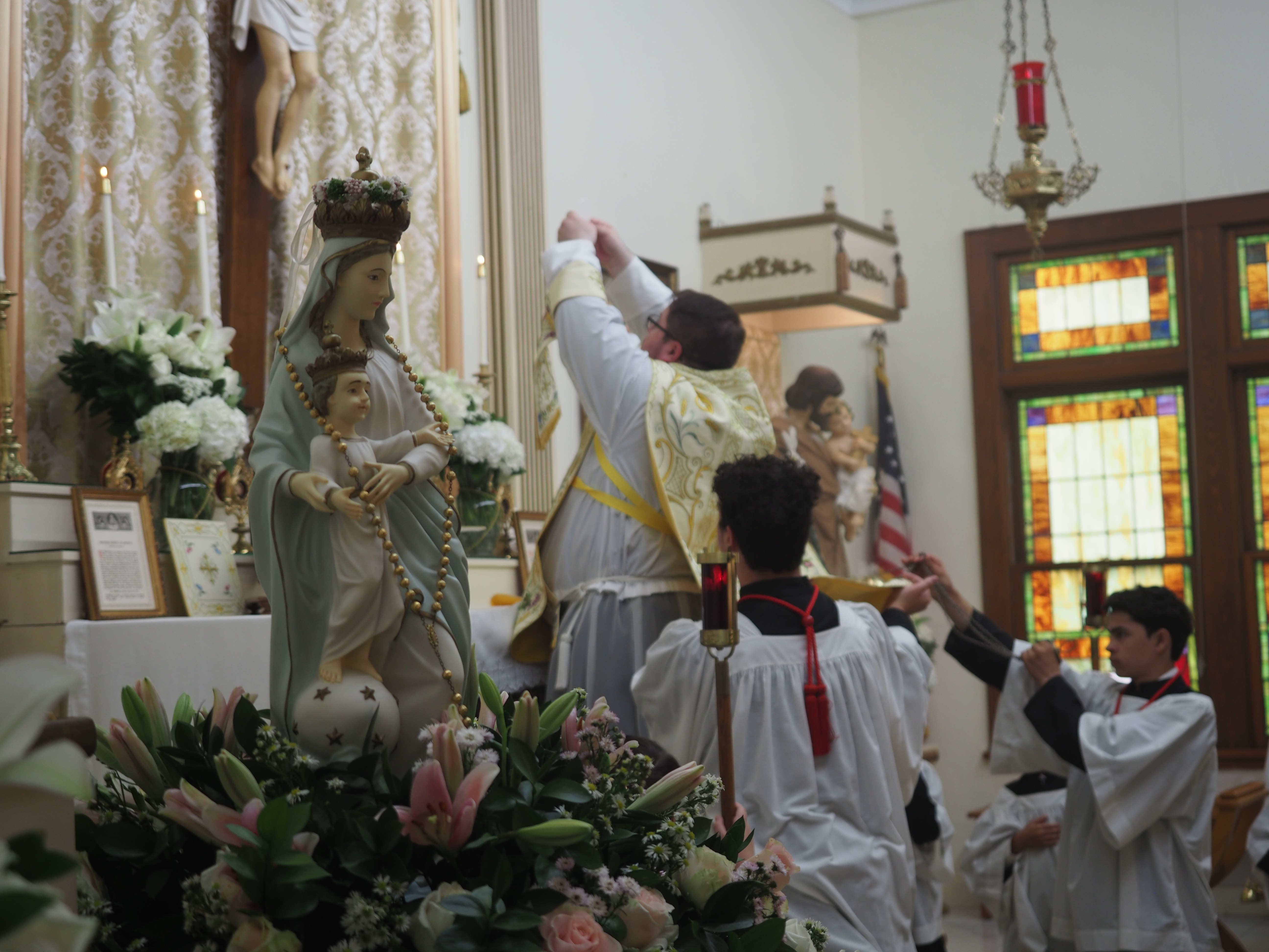 May Crowning with Procession and First Communion 16
