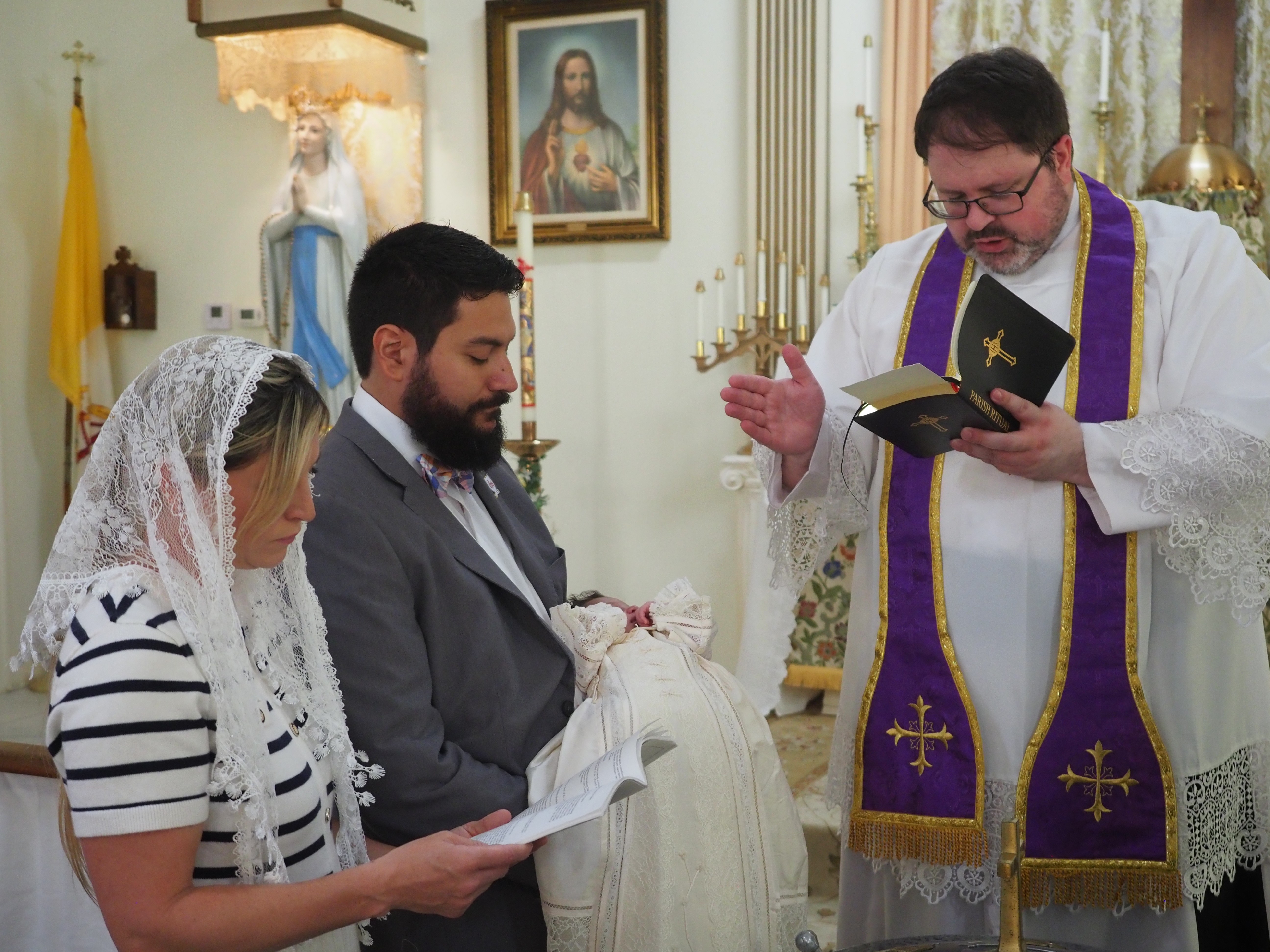 Sacrament of Baptism of Baby Blas 15