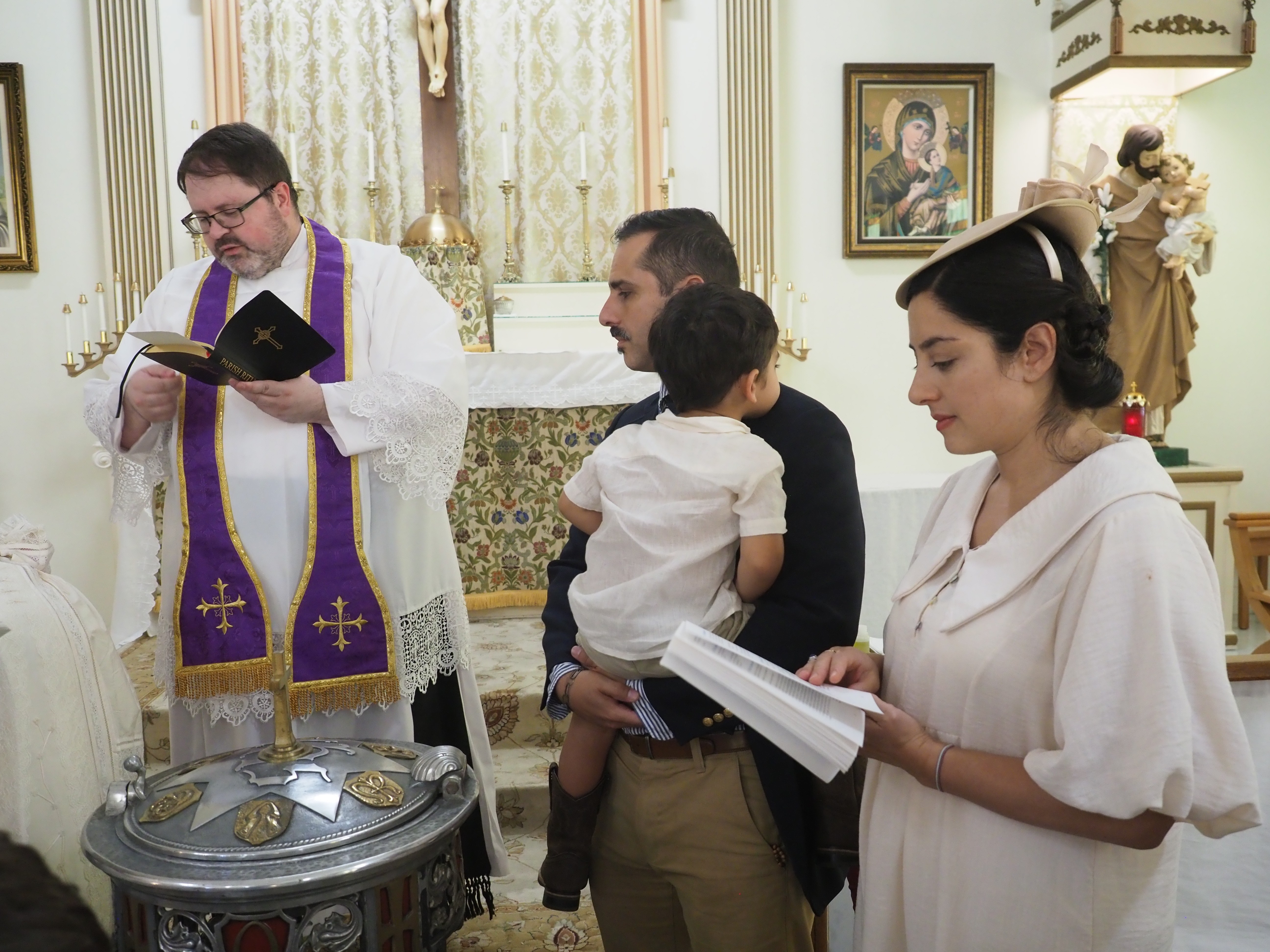 Sacrament of Baptism of Baby Blas 16